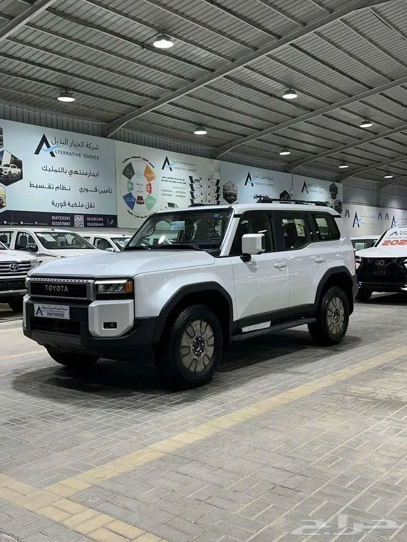 برادو تي اكس ال 2 أبيض بنزين 2025 كاش أقساط 1