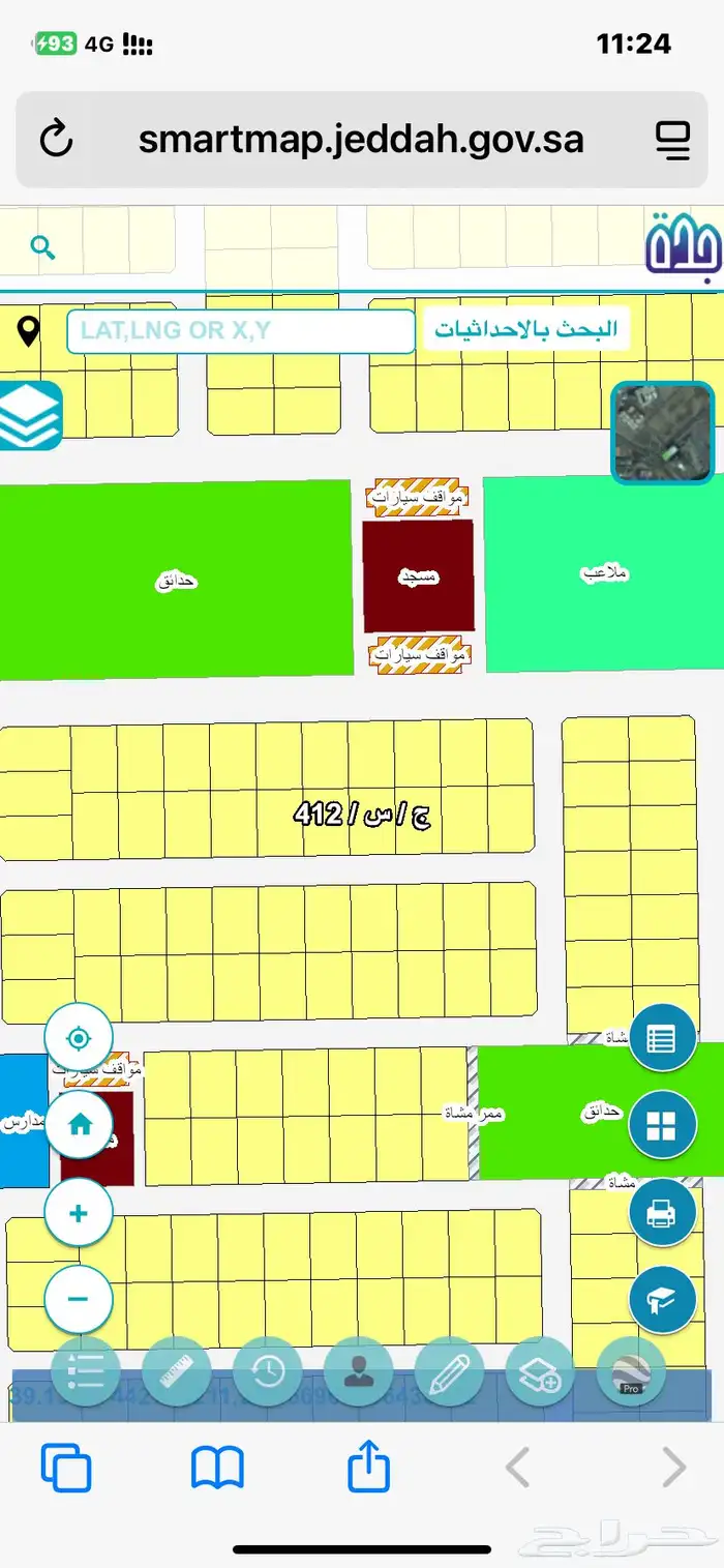 ارض سكنيه للبيع مخطط الهجره جده 4