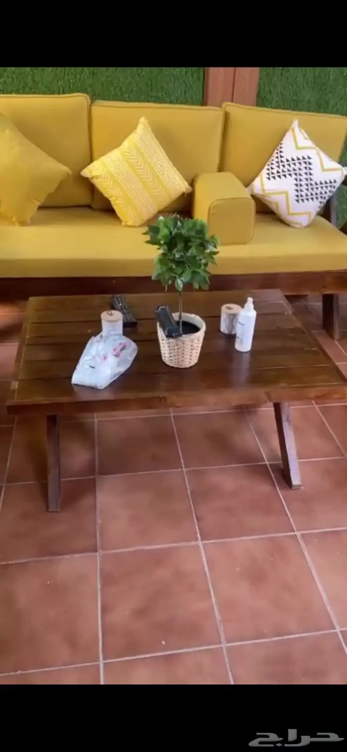 جلسه خارجيه خشب سويدي 1