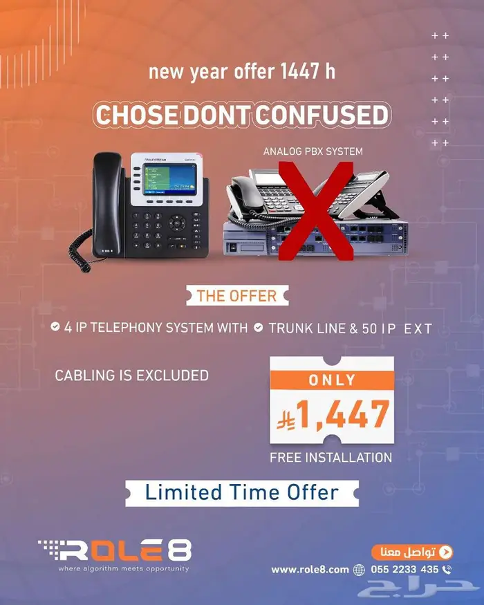 ارخص سنترال IP 0