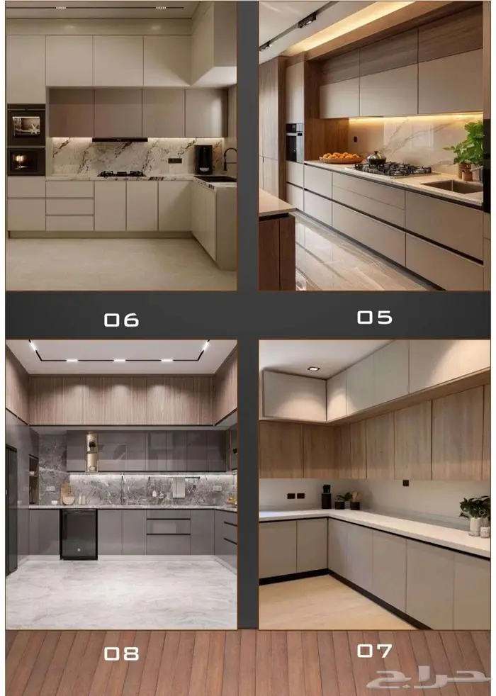 ديكور بديل خشب بديل رخام مع التركيب 27