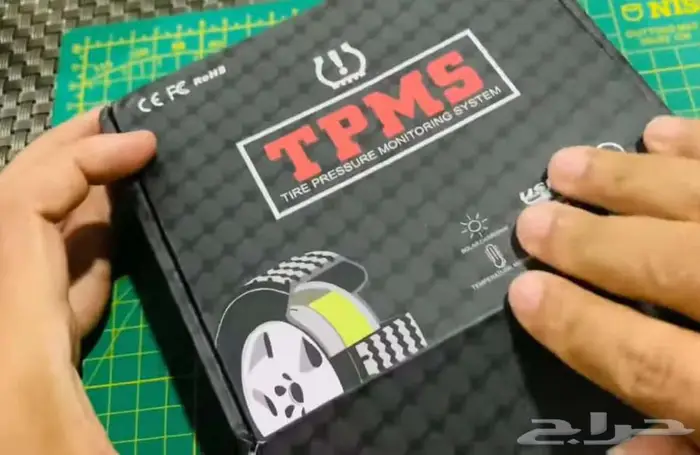 TPMS Tire Pressure Monitoring نظام إنذار العرض خارجي  4 1