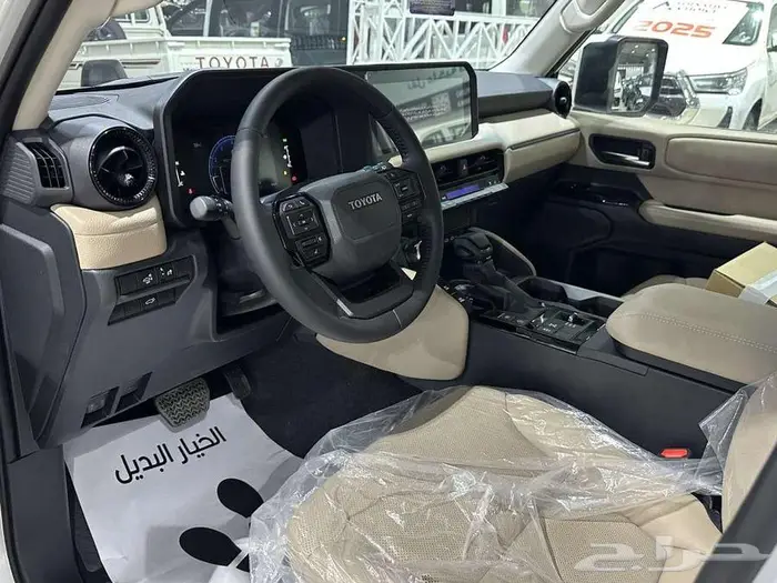 برادو تي اكس ال 2 أبيض بنزين 2025 كاش أقساط 7