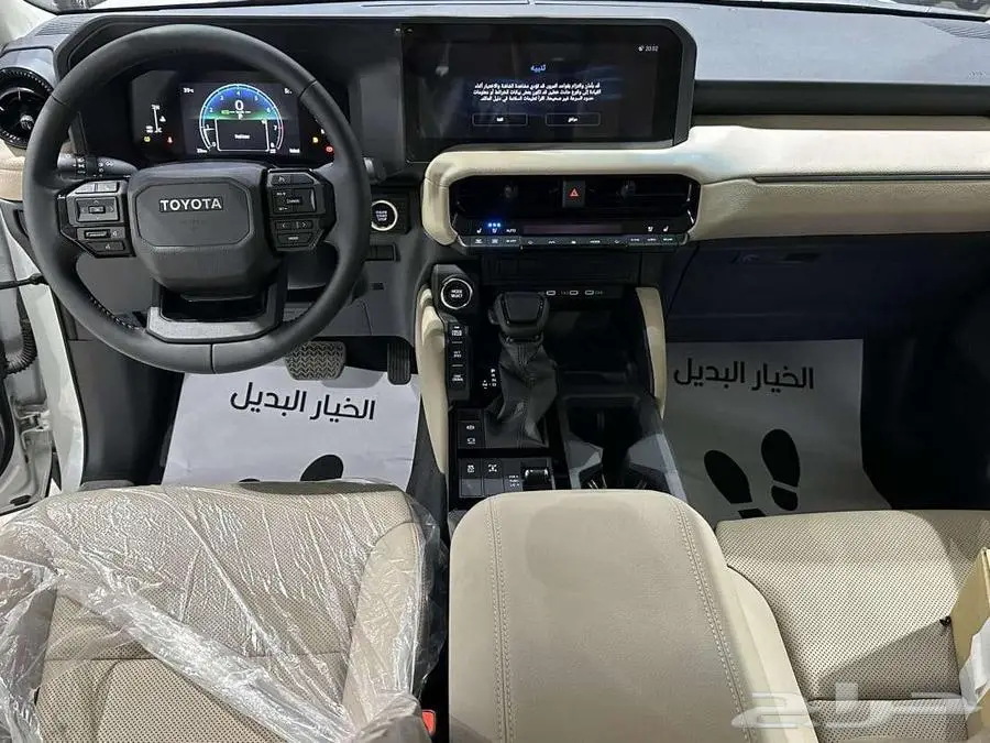 برادو تي اكس ال 2 أبيض بنزين 2025 كاش أقساط 6