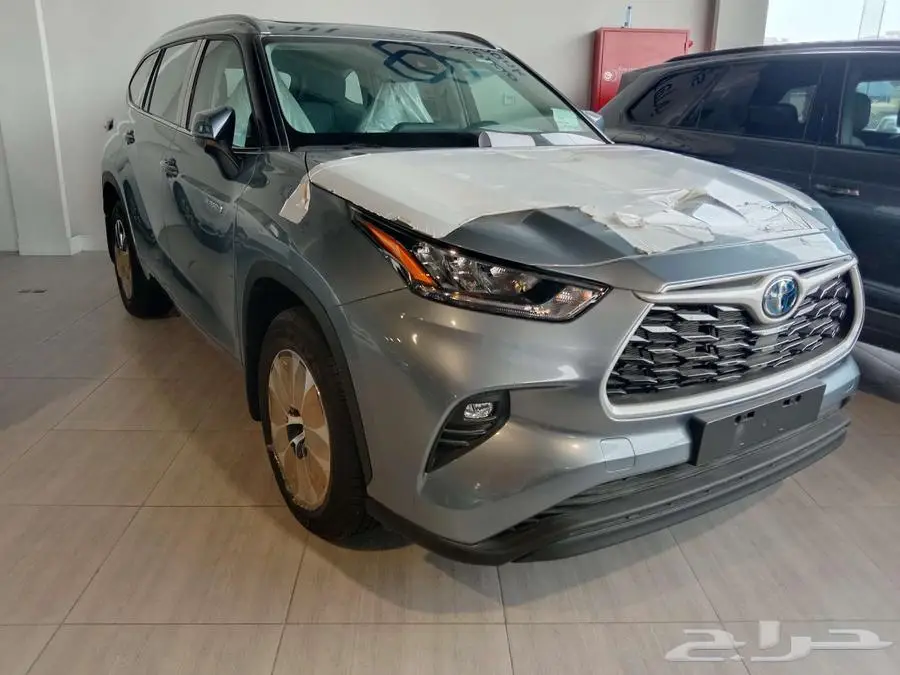 تويوتا هايلاندر 2022 GLE نص فل هايبرد اصفار 2