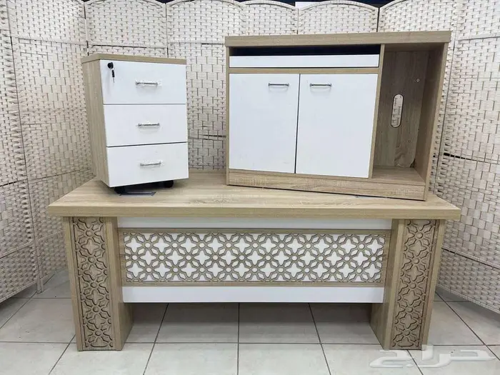 طقم مكتب فخم مدير كراسي كنب كاونتر استقبال 6