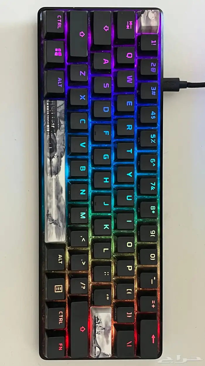 كيبورد قيمنق hyperx 60 0