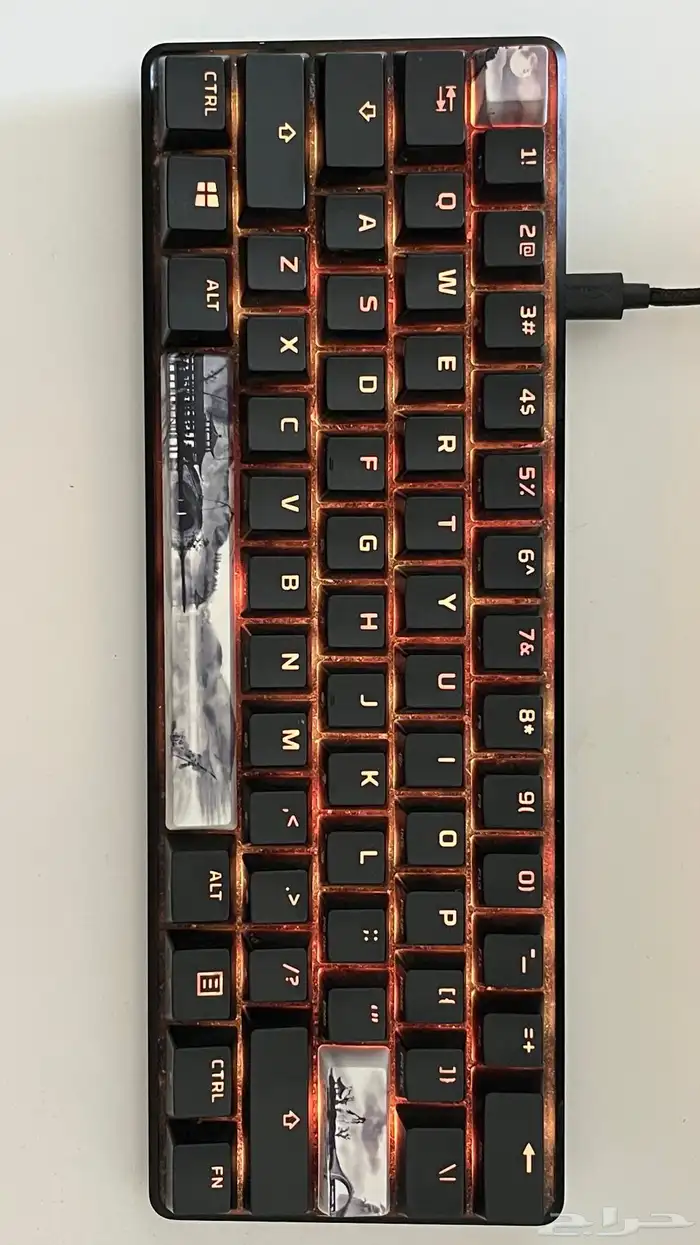 كيبورد قيمنق hyperx 60 1