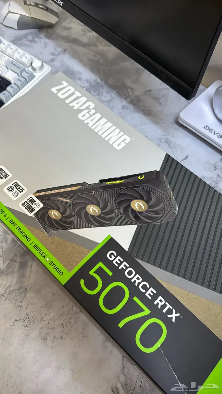 كرت شاشه 5070 zotac 0