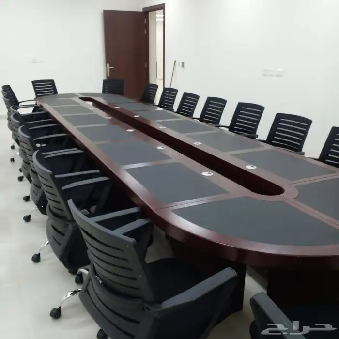 طاولة اجتماعات فخم طاولة مدورة طاولة وسط طاولة طويل كراسي 16