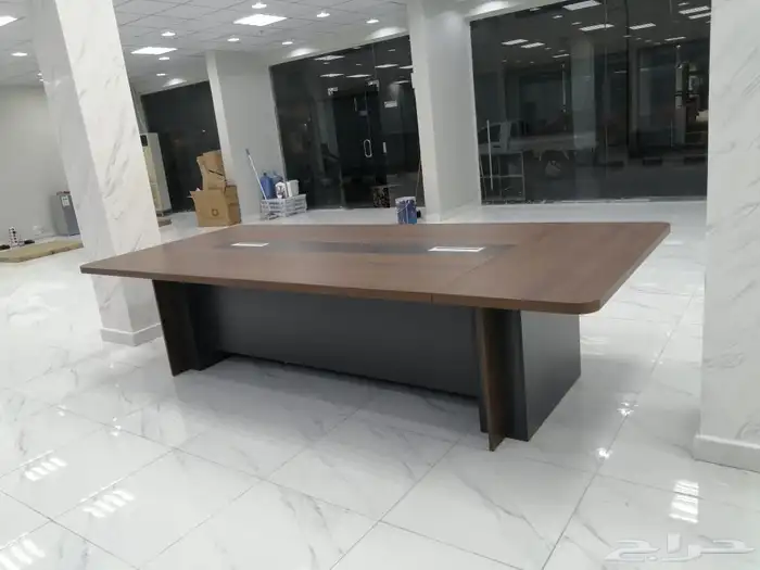 طاولة اجتماعات فخم طاولة مدورة طاولة وسط طاولة طويل كراسي 21