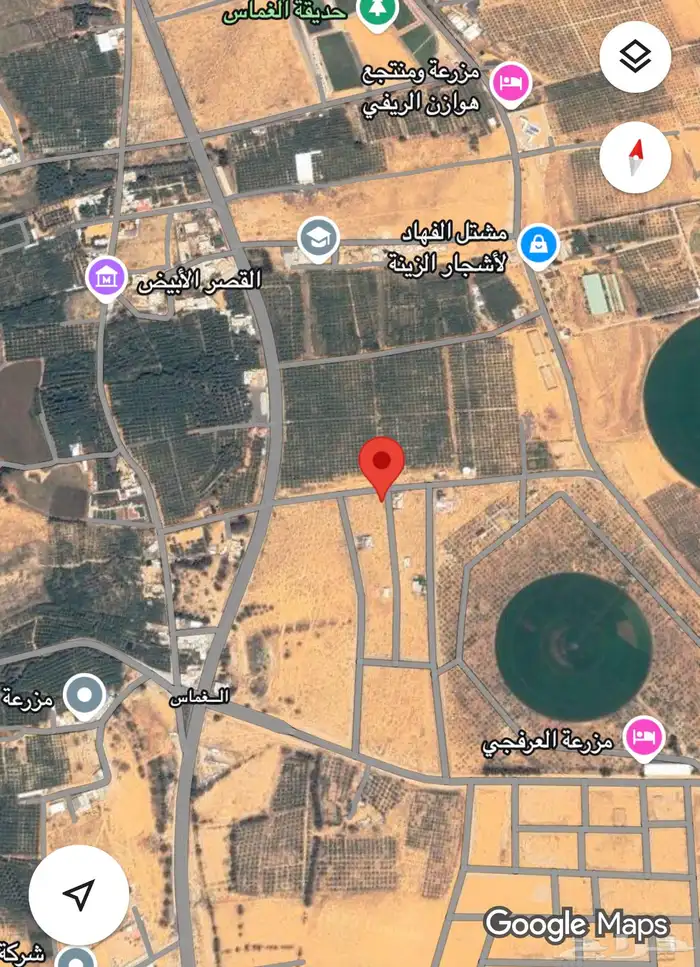 أرض سكنية للبيع في الغماس غرب بريدة 0