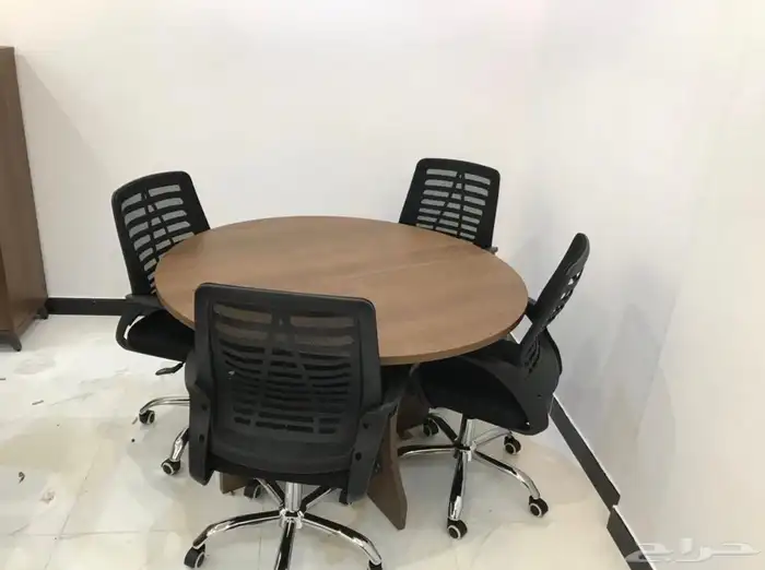 طاولة اجتماعات فخم طاولة مدورة طاولة وسط طاولة طويل كراسي 90