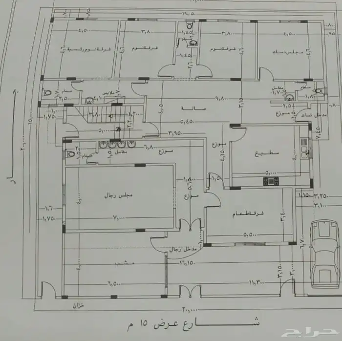 للبيع فله دور بالمزاحمية حي الريف 13