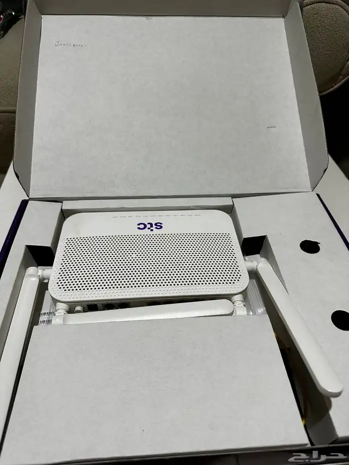 راوتر ألياف stc مع كامل اغراضه 3