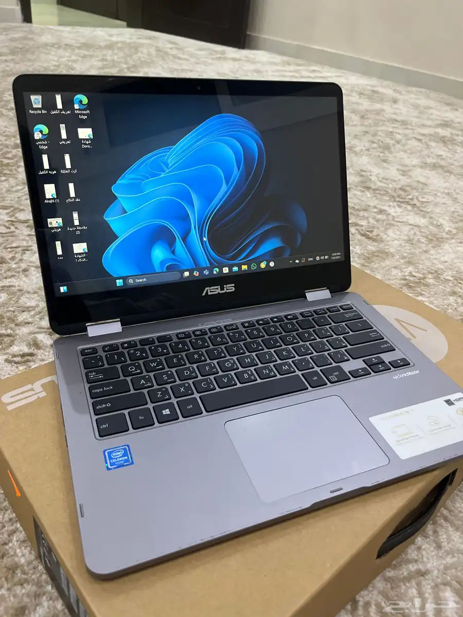 لاب توب asus vivo book flip 14 8