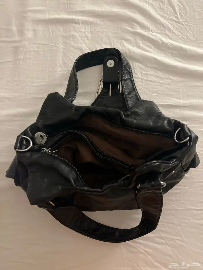 حقيبة سوداء Shoulder Black Leather Handbag 2