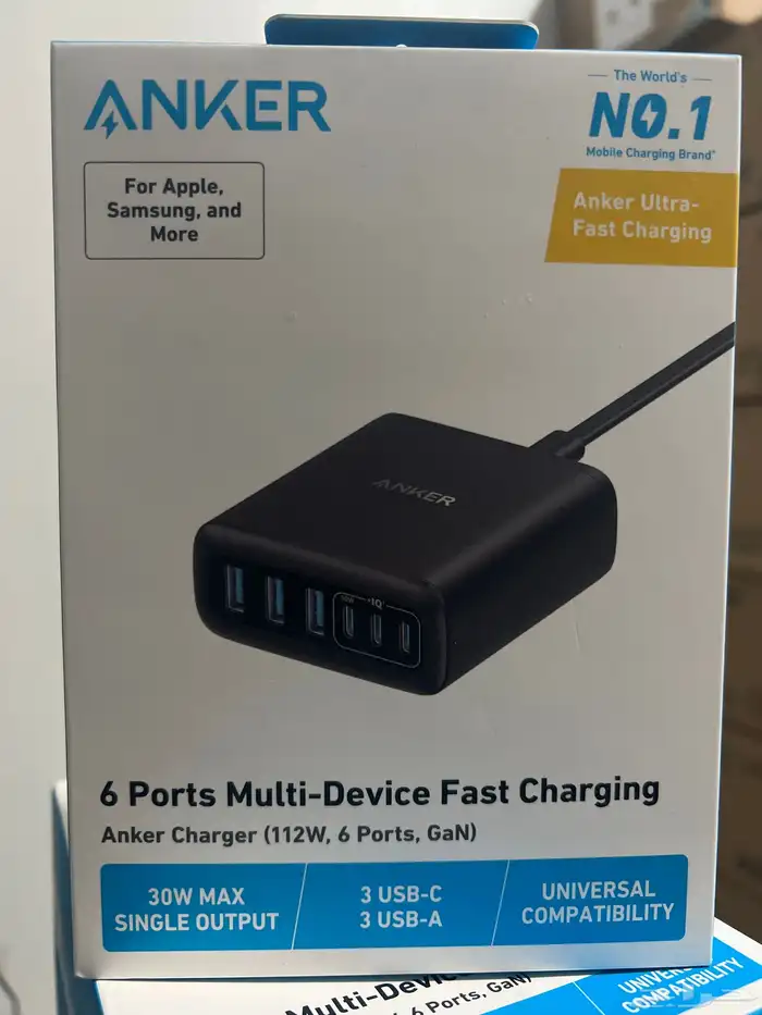 منصة انكر 6 Port 0