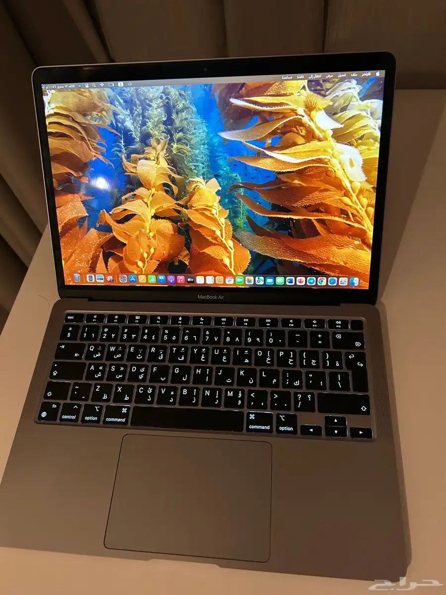 للبيع لابتوب ماك m1 نظيف جدا استعمال خفيف 256 قيقا بايت 0