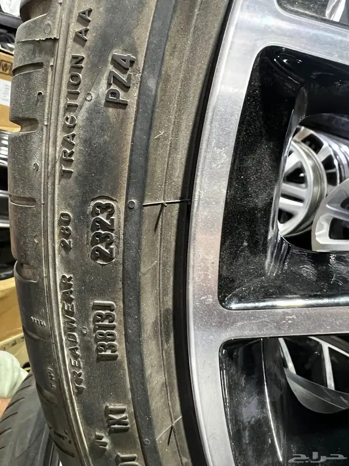 جنوط مرسدس الجوهره S كلاس اصلي وكاله مع الكفرات برلي 3