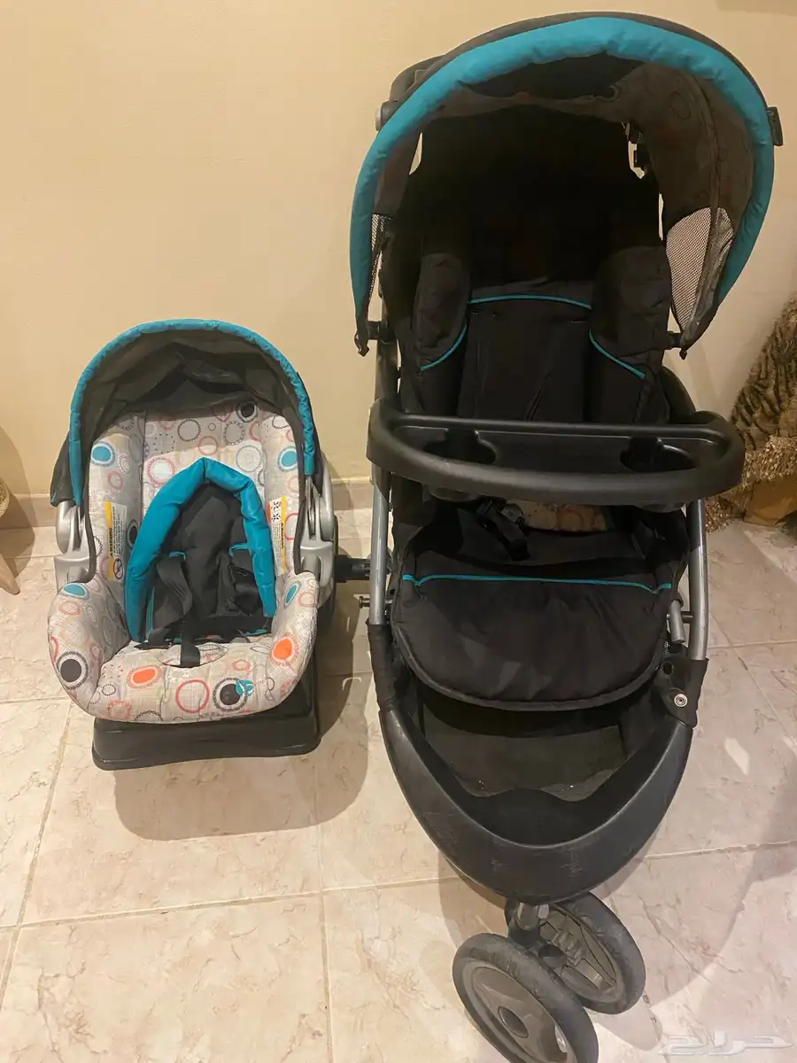 baby trend كرسي سيارة و عربة أطفال 3