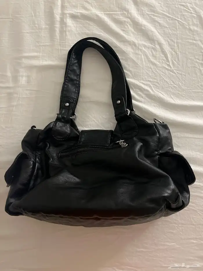 حقيبة سوداء Shoulder Black Leather Handbag 1