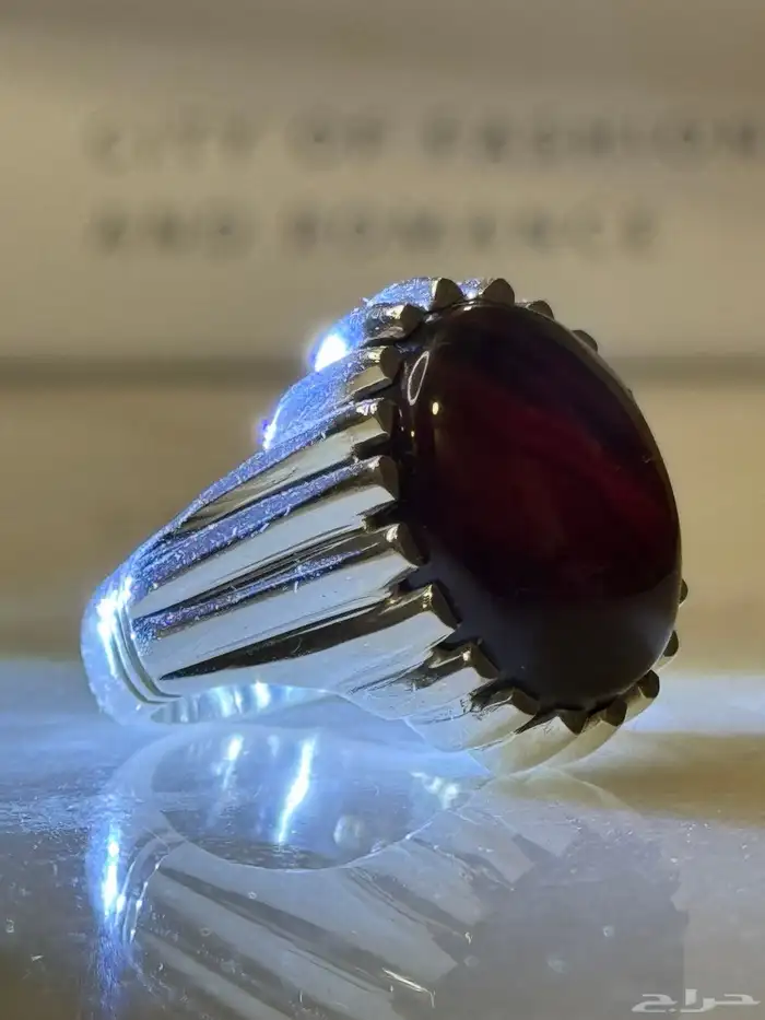 خاتم فضة 990 صياغة حماده VIP 0