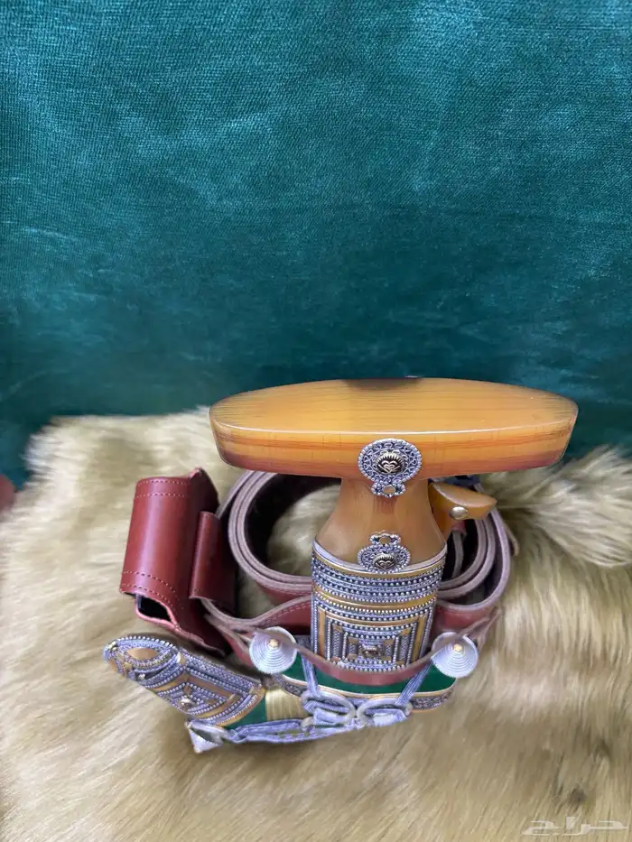 جنبية خنجر مخلوط حك زراف مطرح 8 أصابع 3