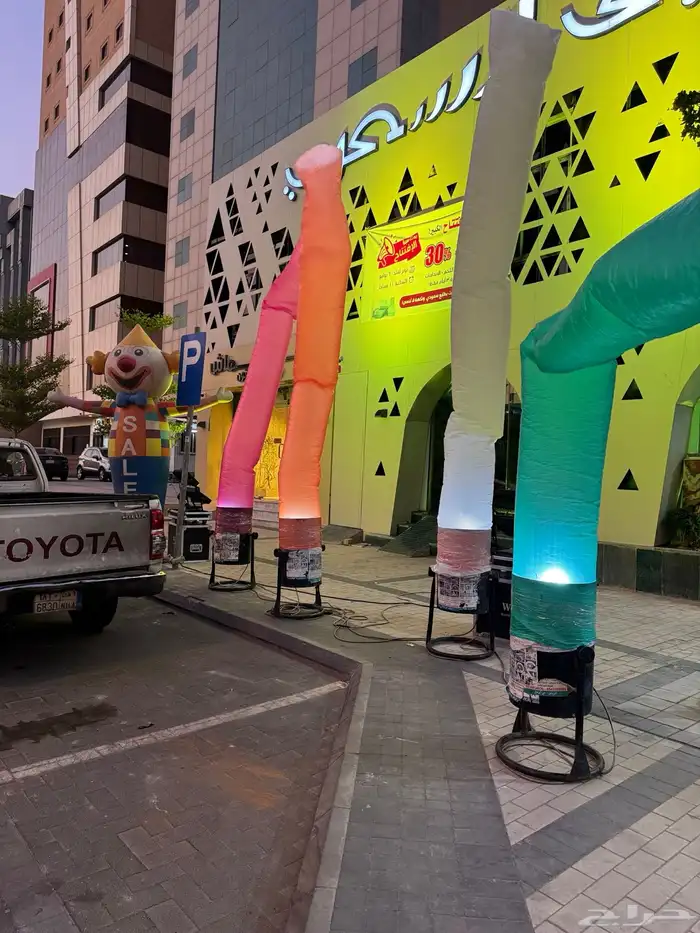تجهيز افتتاح محل بالونات افتتاح ليازر وجهة المحل مسارح 1