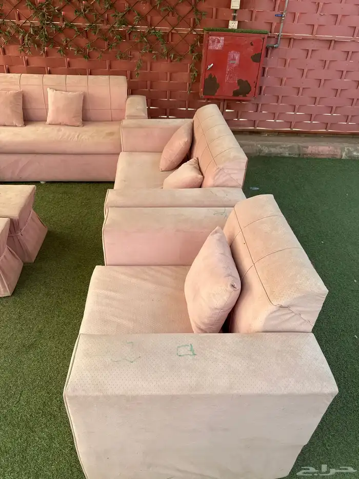 كنب 5 قطع وطاولتين 0
