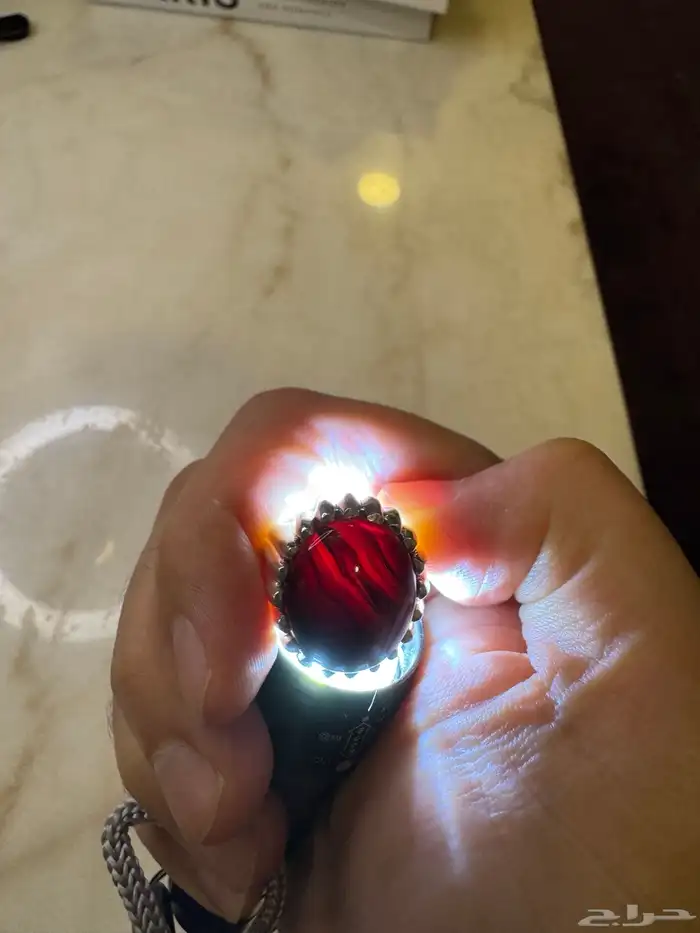 خاتم فضة 990 صياغة حماده VIP 2