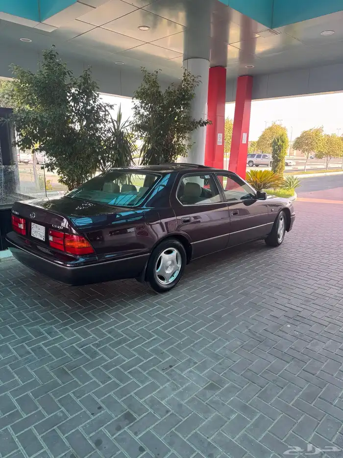 لكزس ال اس 400 سعودي عنابي . مجدد كامل اصلي 51