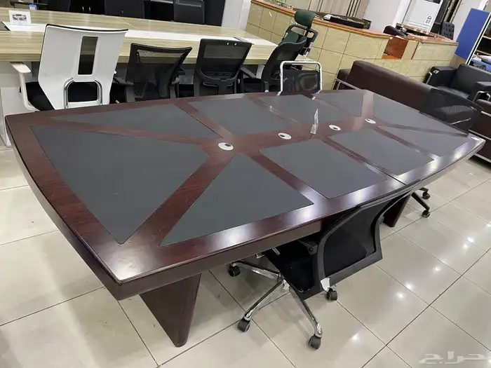 طاولة اجتماعات فخم طاولة مدورة طاولة وسط طاولة طويل كراسي 15
