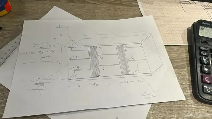 دولاب كافيه كورنر متوفر جميع ملحقاته تفصيل عل حسب الطلب 17