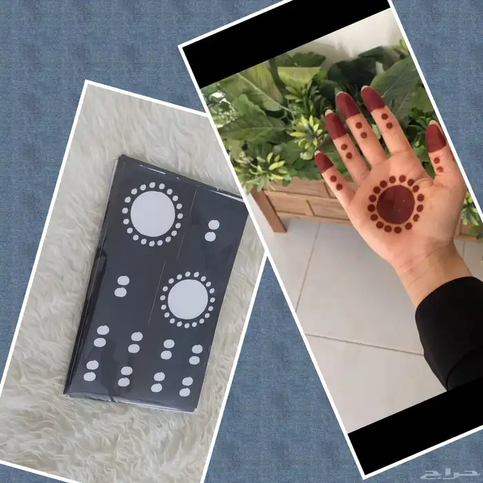 استيكرات حناء وشطرطون وأقماع حناء 19