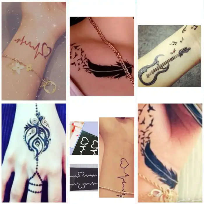 استيكرات حناء وشطرطون وأقماع حناء 29