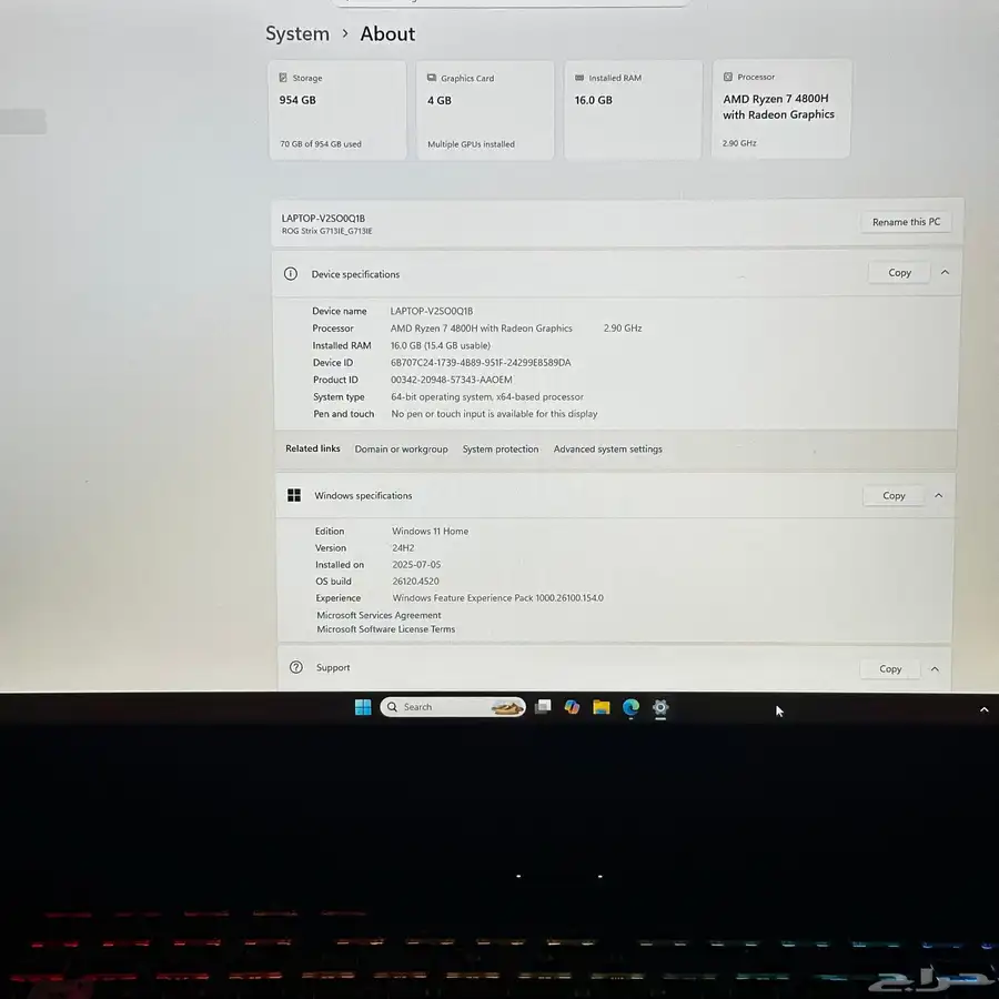 17.3 Rog Strix gaming laptop 3