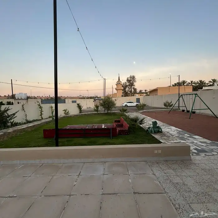 للايجار اليومي استراحة غرب بريدة 2