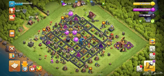 حساب كلاش اوف كلانس للبيع 0