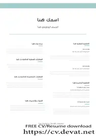 سيرة ذاتية جديدة وعملية 1