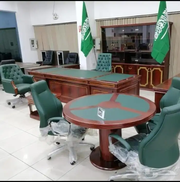 طاولة اجتماعات فخم طاولة مدورة طاولة وسط طاولة طويل كراسي 82