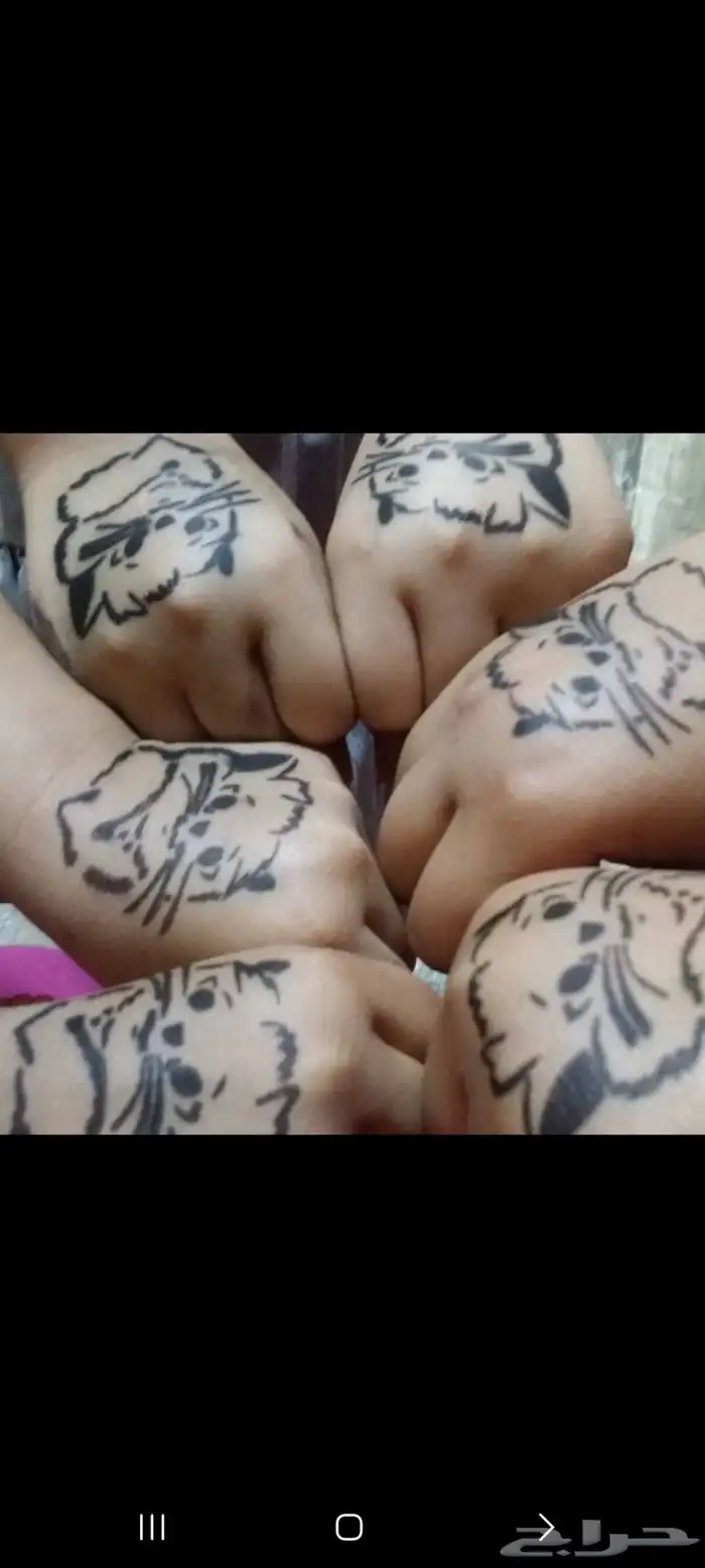 استيكرات حناء وشطرطون وأقماع حناء 44