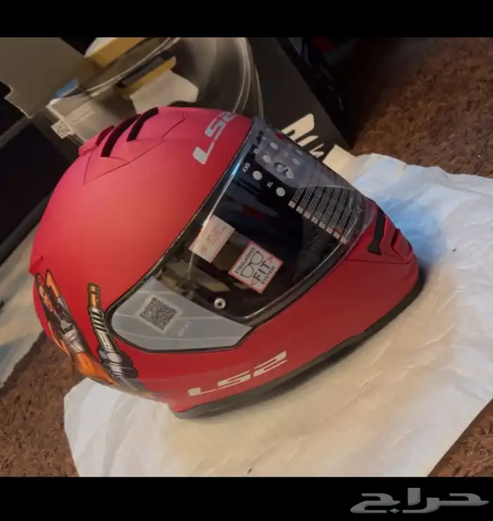 خوذة دباب LS2 Assault Spark Matte Chili Pepper 0