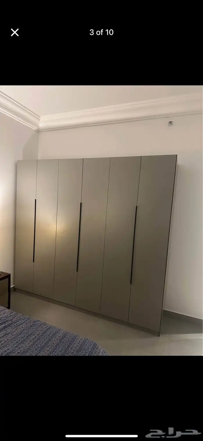 سرير  دواليب  مراتب  تسريحة   غرفة نوم كامل   جزامه 21