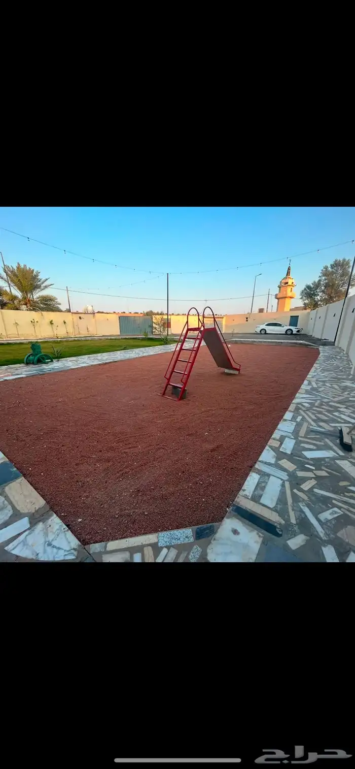 للايجار اليومي استراحة غرب بريدة 24