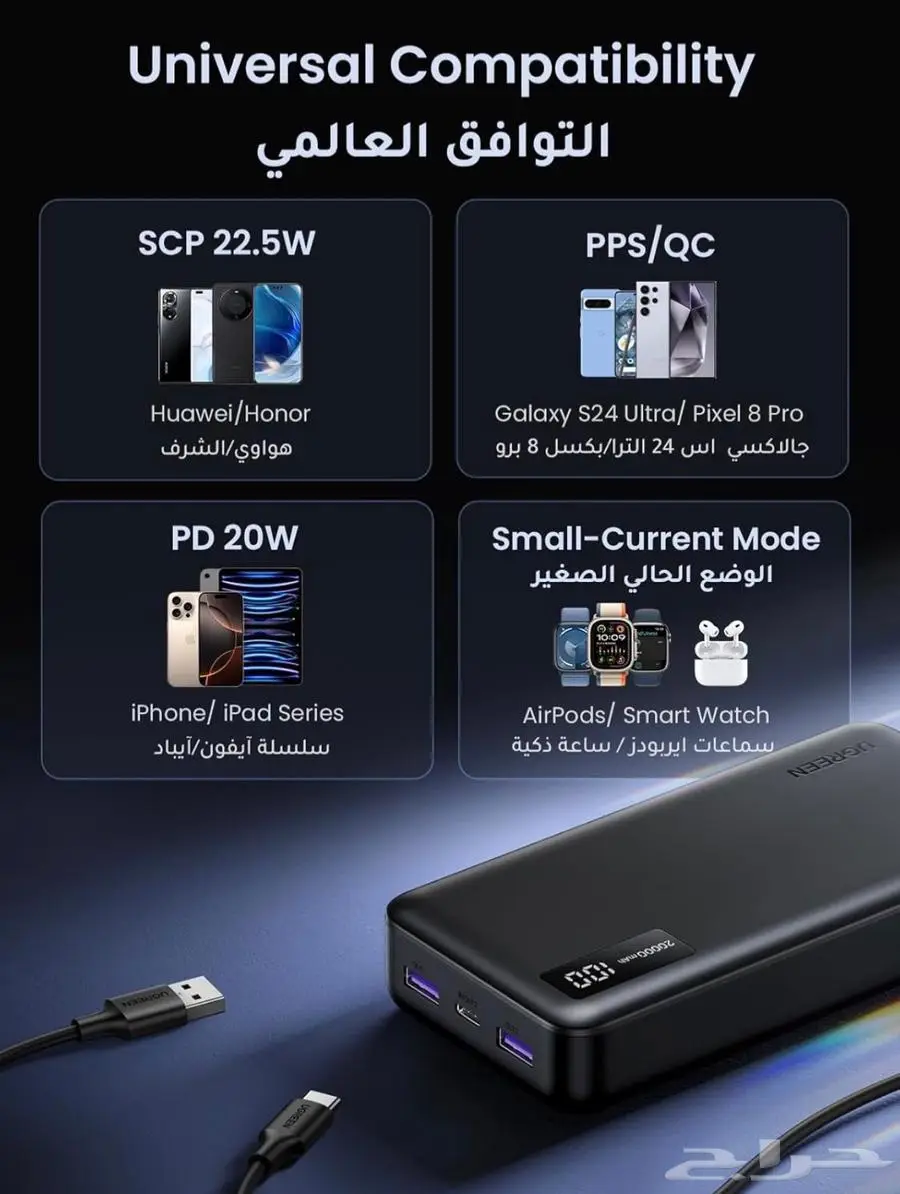 باور بنك 20 ألف ملي أمبير جديد اقل سعر 4