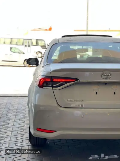 كورولا 2025 محرك 2000 مطور نظام 50 50 دفعه اوليه 42500 3