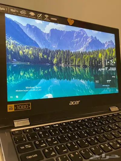 لاب توب acer شبه جديد 10