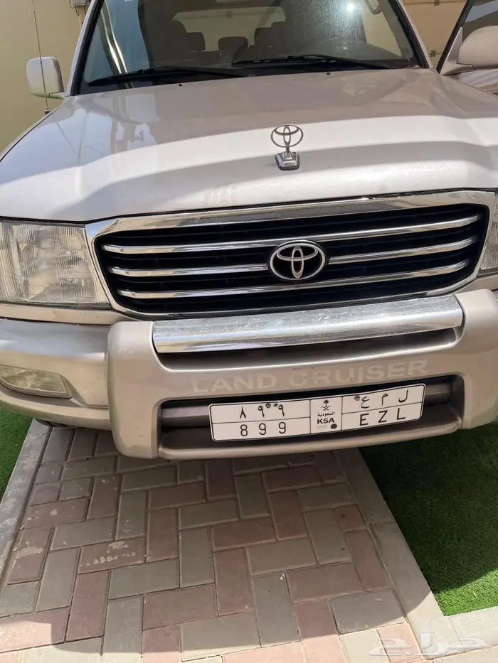 لاندكروزر فكسار 2001 فضي اتوماتيك لوحه مميزه 1