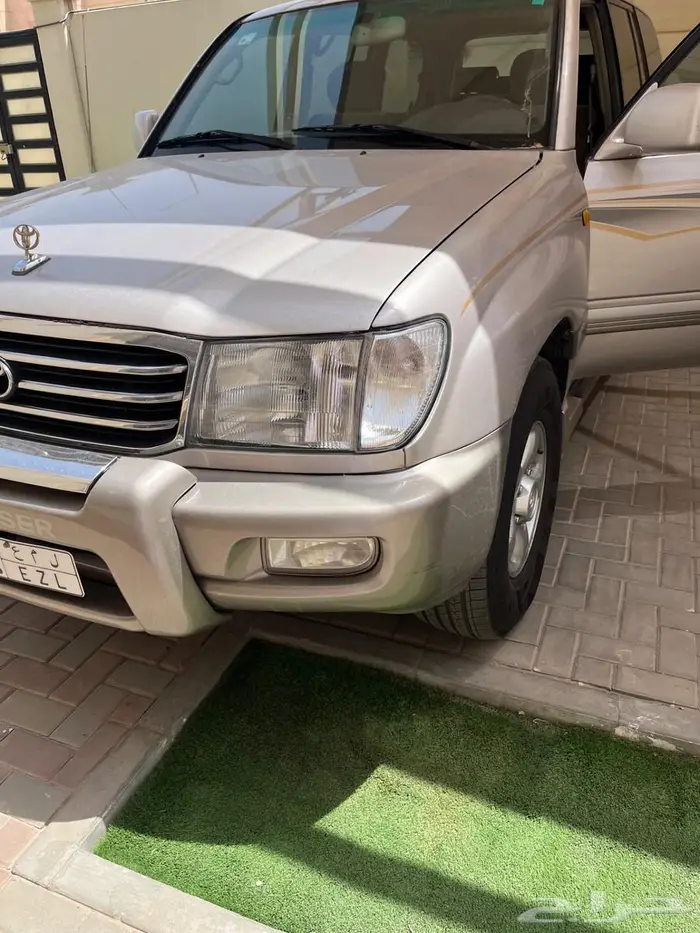 لاندكروزر فكسار 2001 فضي اتوماتيك لوحه مميزه 4